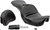 SADDLEMEN - 806-04-0301 - Seat - Explorer - With Backrest - Stitched - Black - FLD/FXD '06-'17
