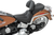 SADDLEMEN - 806-15-0042 - Dominator Solo Seat - w/o Backrest - Black w/ Gray Stitching - FLSTC/N '06-'17