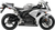 STOMPGRIP - 55-10-0016C - Tank Grips - Volcano - Clear - Honda - CBR '04-'07
