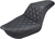 SADDLEMEN - 896-04-175 - Step-Up Seat - Full Lattice Stitch - Black - Dyna