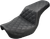 SADDLEMEN - 804-04-175 - Step-Up Seat - Full Lattice Stitch - Black - Dyna