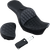 SADDLEMEN - 806-04-030LS - Explorer Seat - With Backrest - Lattice Stitched - Black - FXD