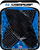 STOMPGRIP - 55-10-0054B - Tank Grips - Volcano - Black - Suzuki - GS '08-'10