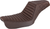SADDLEMEN - 804-04-176BR - Step-Up Seat - Front Tuck-n-Roll/Rear Lattice Stitch - Brown - FXD