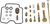SHINDY - 03-473 - Carburetor Repair Kit - Can-Am