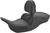 SADDLEMEN - 897-07-185BR - Roadsofa Carbon Fiber Seat - w/ Backrest - Smooth - FLH/FLT '97-'07