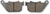 SBS - 808H.HF - Street Ceramic Brake Pads - Sportster