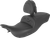 SADDLEMEN - 897-07-187BRHCT - Heated RoadSofa Seat - With Backrest - Black W/Black Stitching