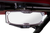 SEIZMIK - 56-18001 - Mirror - Halo R - Rear View w/LED Cabin Light - Rectangle - Black w/Silver Bezel