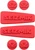 SEIZMIK - 56-18074 - Color Insert - Pursuit Mirror - Custom - Red - Kit