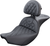 SADDLEMEN - I14-07-182BR - Roadsofa Seat - with Backrest - Lattice Stitch - Black - Indian '14-'24