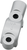 SHINDY - 17-65C - Master Cylinder Replacement Half Bar Clamp - Silver