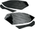 STOMPGRIP - 55-10-0082B - Tank Grips - Volcano - Black - BMW - S '09-'14