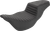 SADDLEMEN - 808-07B-176E - Step-Up Seat - Extended Reach - Front Tuck-n-Roll/Rear Lattice Stitch - Black - FL '08-'24