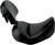 SADDLEMEN - 806-15-0041 - Heels Down Solo Seat - With Backrest - Plain - Black - FLSTC