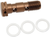 SHINDY - 17-623 - Aluminum Banjo Bolt - Double - Honda/Kawasaki/Suzuki/Yamaha