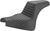 SADDLEMEN - 818-28-176 - Step-Up Seat - Front Tuck-n-Roll/Rear Lattice Stitch - Black - FXFB/S '18-'23