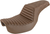 SADDLEMEN - 818-30-176BR - Step-Up Seat - Front Tuck-n-Roll/Rear Lattice Stitch - Brown