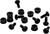 ZERO GRAVITY - 32-120 - Nylon Windscreen Fastener Set - Black