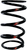 STARTING LINE PRODUCTS - 40-67 - Primary Spring - Black/Yellow