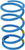 STARTING LINE PRODUCTS - 40-70 - Primary Spring - Blue/Yellow