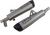 AKRAPOVIC - S-T12SO4-HCQT - Titanium Mufflers