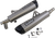 AKRAPOVIC - S-T12SO4-HCQT - Titanium Mufflers