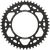SUPERSPROX - RFE-808-47-BLK - Steel Rear Sprocket - 47 Tooth