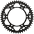 SUPERSPROX - RFE-808-47-BLK - Steel Rear Sprocket - 47 Tooth
