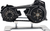 BELT DRIVES LTD. - M18S-B - Open Belt Drive with Two-Piece Motor Plate - 2" - Black