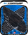 STOMPGRIP - 55-10-0078B - Tank Grips - Volcano - Black - Triumph - Daytona/Street '13-'25