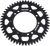 SUPERSPROX - RAL-457-51-BLK - Rear Sprocket - Black - Kawasaki/Suzuki - 51 Tooth