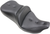 SADDLEMEN - 808-07B-181 - Pillow-Top Roadsofa Seat - with Backrest - Black - FLH/FLT '08-'24