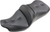 SADDLEMEN - 808-07B-181 - Pillow-Top Roadsofa Seat - with Backrest - Black - FLH/FLT '08-'24