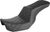 SADDLEMEN - 806-04-195 - Step-Up Seat - Full Lattice Stitch - Black - Dyna