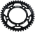 SUPERSPROX - RFA-302-43-BLK - Edge Rear Sprocket - Black - 43 Tooth