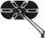 ARLEN NESS - 13-166 - Mirror - Side View - Caged Series/Deep Cut - Black - Right