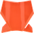 ACERBIS - 2987015226 - Front Number Plate - '16 OEM Orange - SX 65