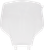 ACERBIS - 2988250002 - Front Number Plate - White - Yamaha - YZ '26