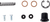 ALL BALLS - 18-1010 - Brake Master Cylinder Rebuild Kit