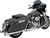 BASSANI XHAUST - FLH-517L - Megaphone Slip-On Mufflers - Chrome/Polished - Tapered - Performance Baffle