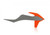 ACERBIS - 2726511294 - Radiator Shrouds - Gray/Orange