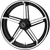 ARLEN NESS - 71-420 - Wheel - Factory 24 - Front/Rear - Black/Contrast Cut - 18x5.5
