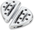 ARLEN NESS - 06-866 - Deep Cut Floorboards - Passenger - Chrome