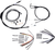 BURLY BRAND - B30-1017 - Complete Black Vinyl Handlebar Cable/Line Kit for Ape Hangers - 18" - '00-'06 FLST