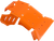AXP RACING - AX1436 - Xtreme Skid Plate - Orange - KTM