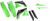 ACERBIS - 2198060145 - Full Replacement Body Kit - OEM Green/Black/White