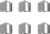 CIRO - 70007 - Caps - Rocker Box/Bolt - Peaked - Chrome
