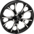 COASTAL MOTO - 3D-LGO213BCABST - Wheel - Largo 3D - Front - Dual Disc/with ABS - Black Cut - 21x3.5