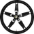 COASTAL MOTO - 3D-DAY213SB-ABST - Wheel - Daytona - Front - Dual Disc/with ABS - Black - 21x3.5